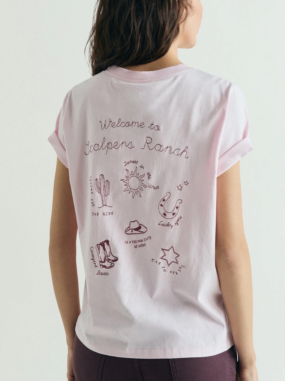Scalpers Rodeo Embroidered t-shirt